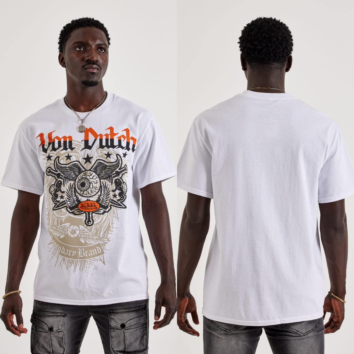 Streetwear Brand With Eye - تي شيرت موتو فلاينج آي فون