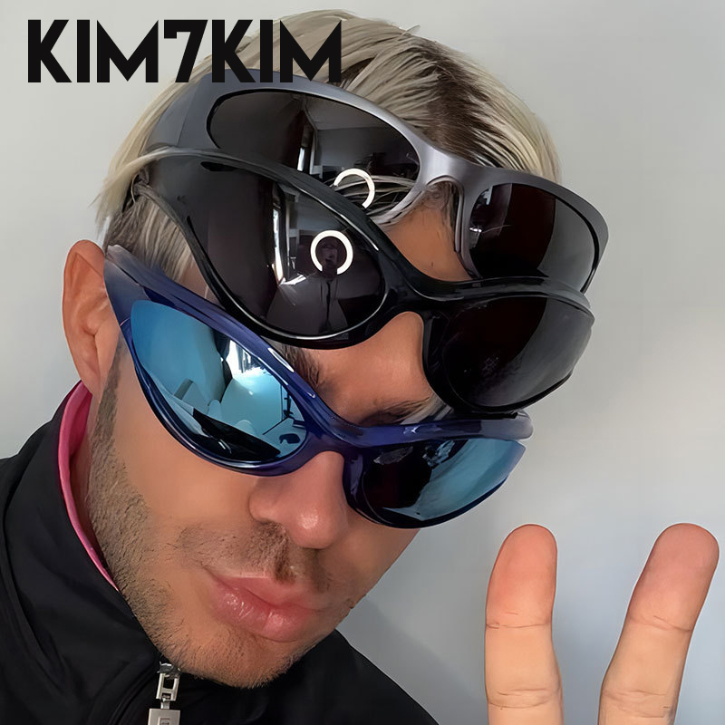 نظارات شمسية رياضية Y2K للرجال - مراجعة Streetwear Brand With Eye وسعره
