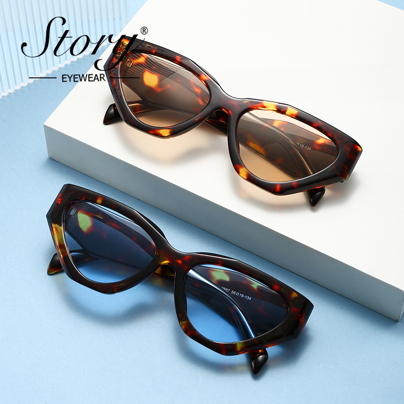 نظارات شمسية نسائية عصرية كبير - مراجعة Streetwear Brand With Eye وسعره