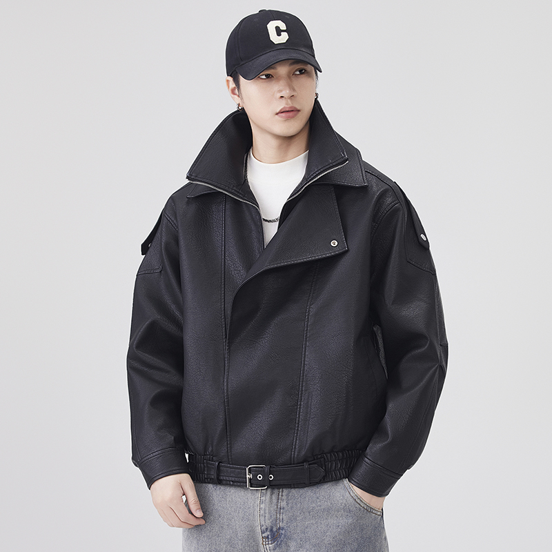 الخريف الشتاء سترة جلدية الرجا - مراجعة Streetwear Brand Fashion وسعره