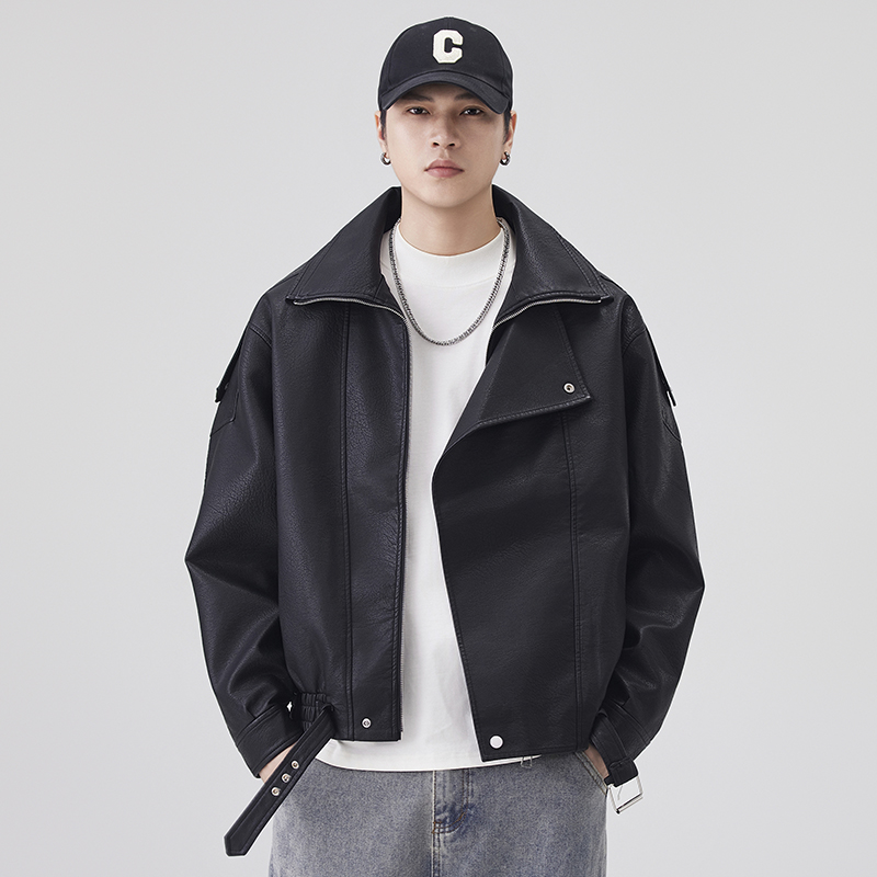 الخريف الشتاء سترة جلدية الرجا - مراجعة Streetwear Brand Fashion وسعره